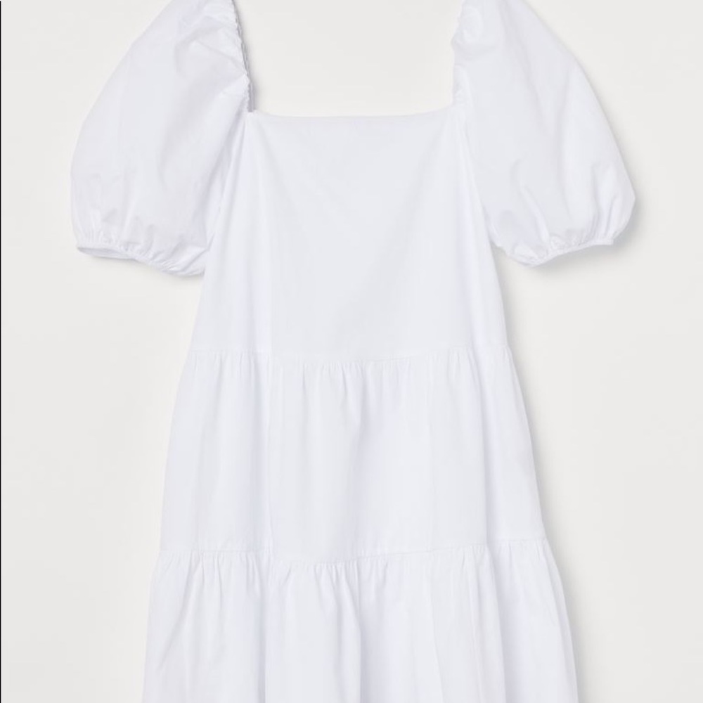 H&M White Cotton Sundress Size M